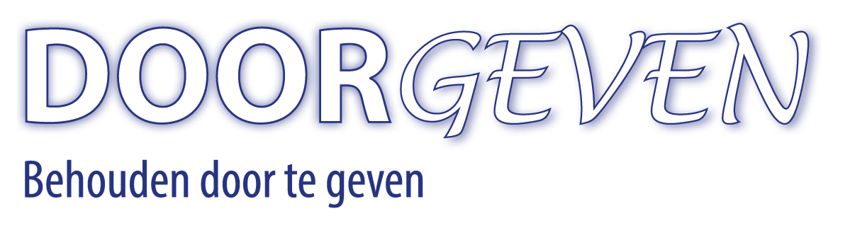 Doorgeven_Logo met payoff